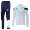 Manchester City Ensemble Sweat d'Entraînement 22-23 Bleu Blanc Pour Homme